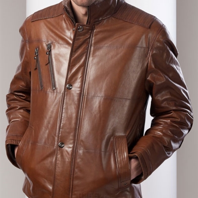 市场上装-皮衣-商务皮衣