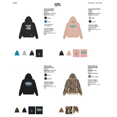2024春夏_BILLIONAIRE BOYS CLUB_服装_ 欧洲大牌资料