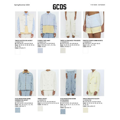2024春夏_GCDS _服装_欧洲大牌资料
