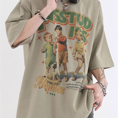 市场上装-T恤-电商T恤