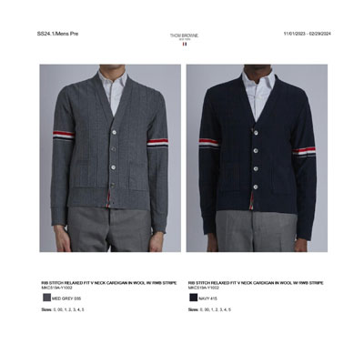 2024春夏_Thom Browne_服装_欧洲大牌资料