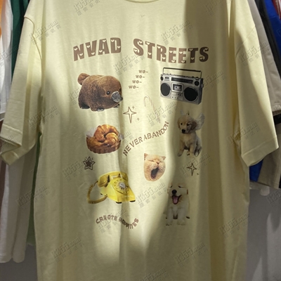 市场上装-T恤-休闲T恤【实拍】