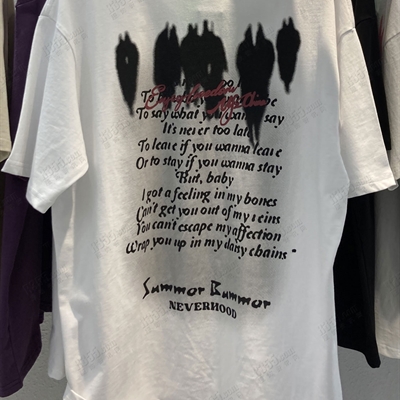 市场上装-T恤-电商T恤【实拍】