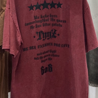 市场上装-T恤-电商T恤【实拍】