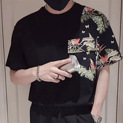 市场上装-T恤-微潮T恤