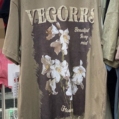 市场上装-T恤-电商T恤【实拍】