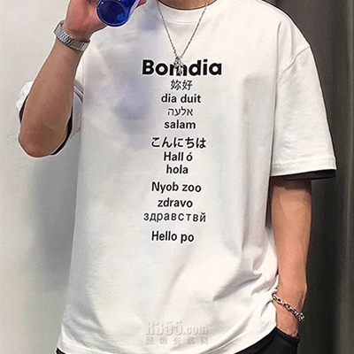 市场上装-T恤-休闲T恤