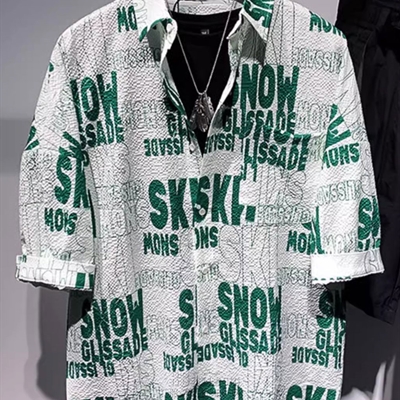 市场上装-衬衫-微潮衬衫