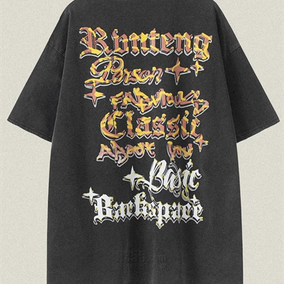 市场上装-T恤-电商T恤