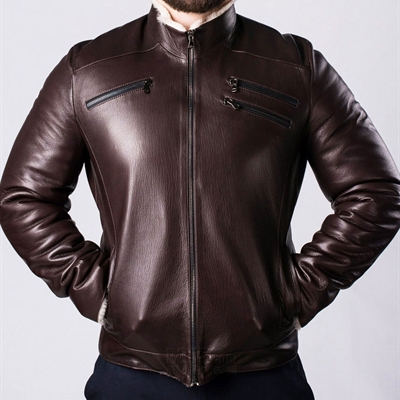 市场上装-皮衣-商务皮衣