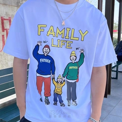 市场上装-T恤-休闲T恤