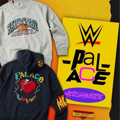 英国《PALACE x WWE 》2023春夏休闲时尚男装