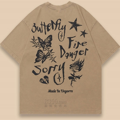 市场上装-T恤-电商T恤