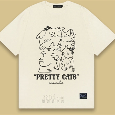 市场上装-T恤-电商T恤