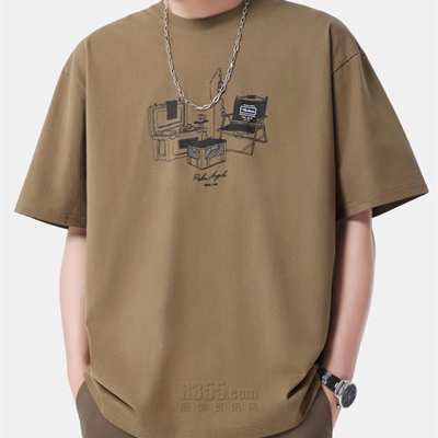 市场上装-T恤-电商T恤