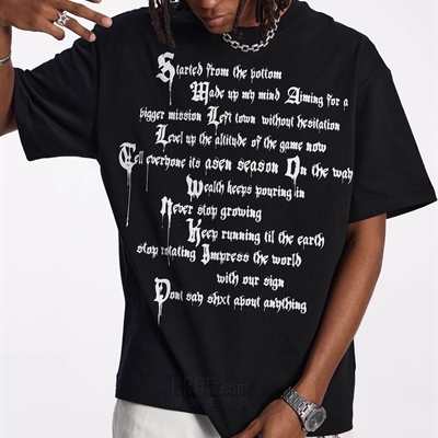 市场上装-T恤-电商T恤