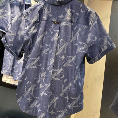 商场品牌-短袖-衬衫【实拍】