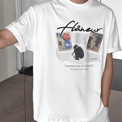 市场上装-T恤-电商T恤