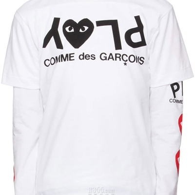 设计师品牌-长袖-微潮T恤【play comme des garcons】