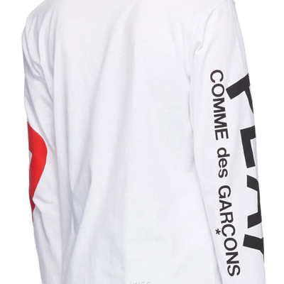 设计师品牌-长袖-微潮T恤【play comme des garcons】