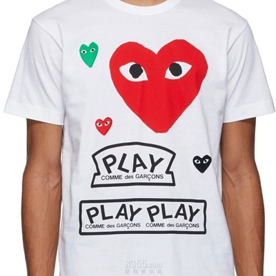 设计师品牌-短袖-微潮T恤【play comme des garcons】