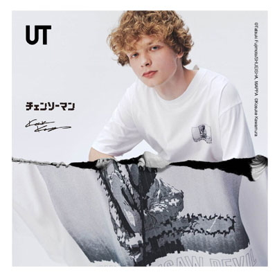日本《UNIQLO UT x 《电锯人》》2023春夏休闲时尚男女装