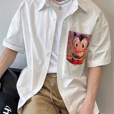 市场上装-衬衫-休闲衬衫