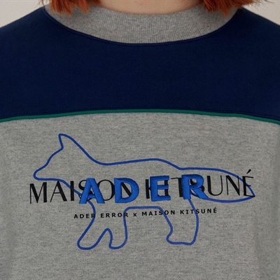设计师品牌-套头-微潮卫衣【ADER Error X maison kitsuné】