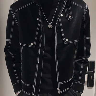 市场上装-皮衣-休闲皮衣