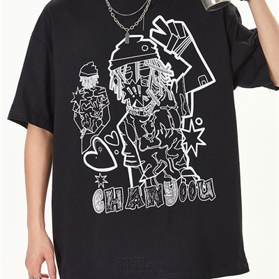 市场上装-T恤-电商T恤