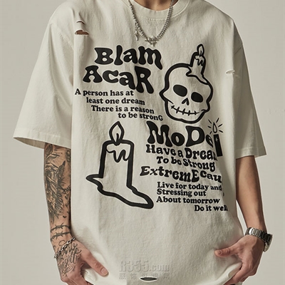 市场上装-T恤-电商T恤