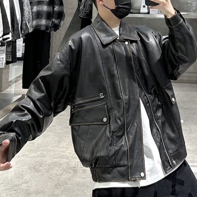 市场上装-皮衣-休闲皮衣