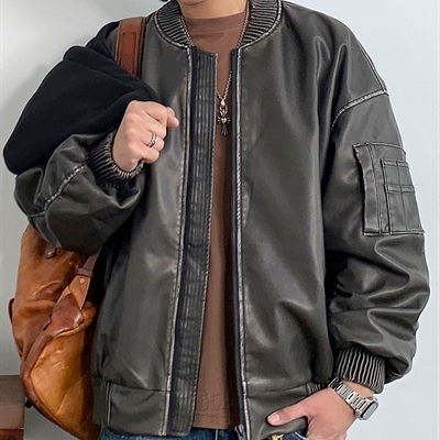 市场上装-皮衣-休闲皮衣