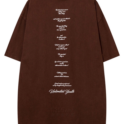 市场上装-T恤-电商T恤