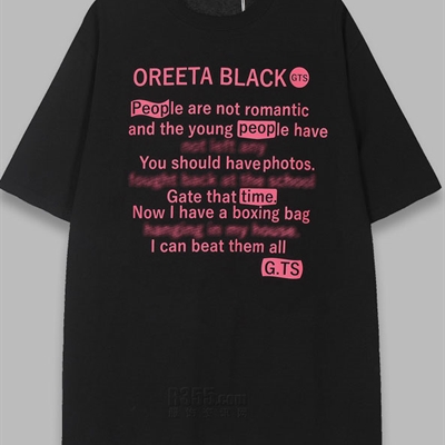 市场上装-T恤-电商T恤