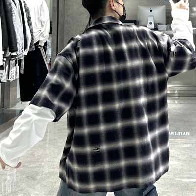 市场上装-衬衫-休闲衬衫