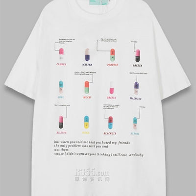 市场上装-T恤-电商T恤