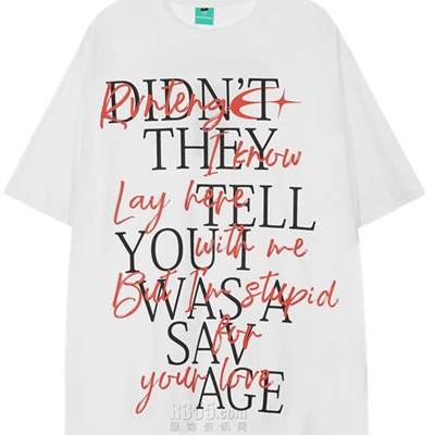 市场上装-T恤-电商T恤