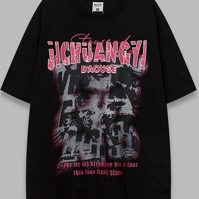 市场上装-T恤-电商T恤