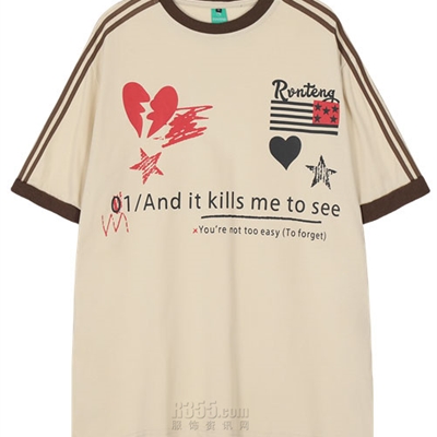 市场上装-T恤-电商T恤