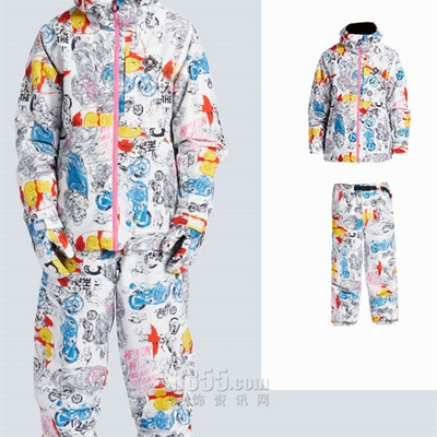 运动品牌-套装-男运动滑雪套装