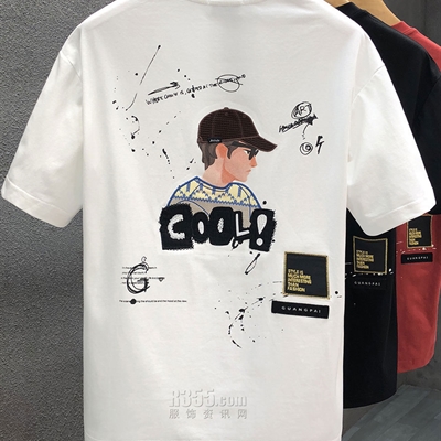 市场上装-T恤-休闲T恤