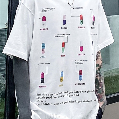 市场上装-T恤-电商T恤