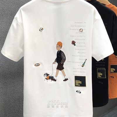 市场上装-T恤-休闲T恤