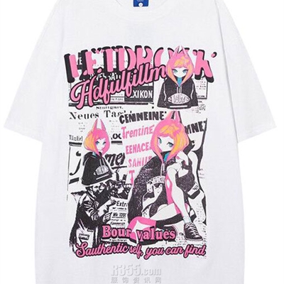 市场上装-T恤-电商T恤