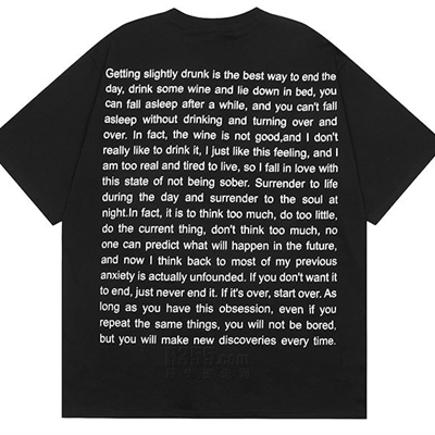 市场上装-T恤-电商T恤