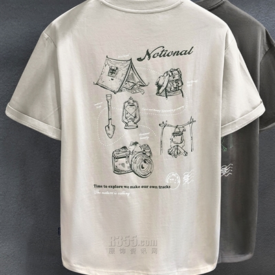 市场上装-T恤-休闲T恤