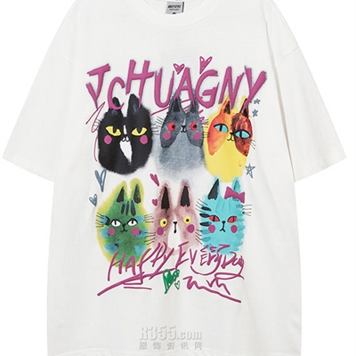 市场上装-T恤-电商T恤