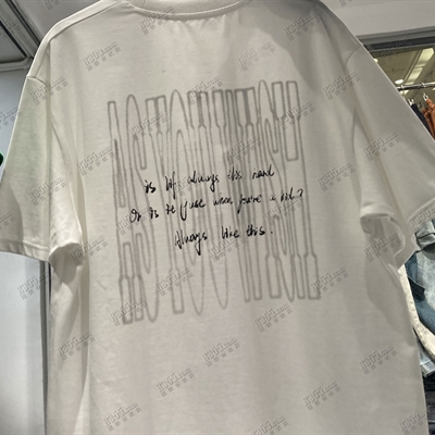 市场上装-T恤-电商T恤【实拍】