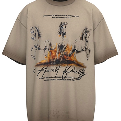 市场上装-T恤-电商T恤